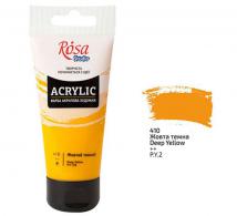 Rosa Studio Acrylfarbe 75 ml 410 Deep Yellow - #597095
