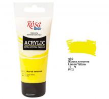 Rosa Studio Acrylfarbe 75 ml 430 Zitronengelb - #597831