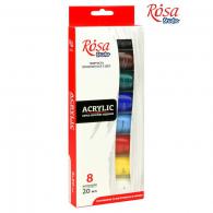 Rosa Studio Acrylfarben-Set 8 x 20 ml - #597062