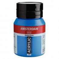 Royal Talens Amsterdam Acrylfarbe 572 Primary Cyan 500 ml - #597141