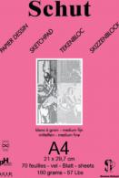 Schut Study Sketch Papier A4 180gr 70 Blatt - #593767
