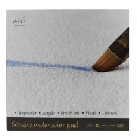 SMLT Aquarellblock 30x30 cm 260gr 20 Blatt - #597249