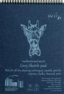 SMLT Ringbuch Skizzen A4 180gr 30 Blatt Grau - #598053