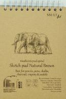 SMLT Ringbuch Skizzen A5 135gr 80 Blatt Naturbraun - #596749