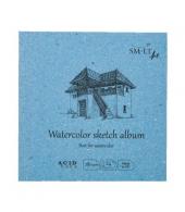 SMLT Skizzenbuch, quadratisch, Aquarell, 14 cm, 280 g, 24 Blatt - #597585