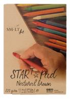 SMLT Starter Block Drawing A4 125gr 20 Blatt Naturbraun - #597089