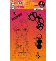 Stamp A5 Mixed Media Rainbow Designs nr.01 - #554000