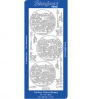 Starform Outline Sticker, Goud, 8531 - #551085