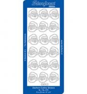 Starform Outline Sticker, Goud, 879 - #551254