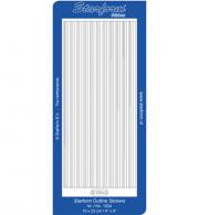 Starform Outline Sticker, Zilver, 1004 - #551100