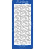 Starform Outline Sticker, Zilver, 200 - #551194