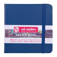 TAC Skizzenbuch 12x12 cm 140 gr 80 Blatt Marineblau - #597674