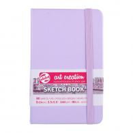 TAC Skizzenbuch 9x14 cm 140 gr 80 Blatt Pastellviolett - #597201