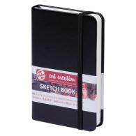 TAC Skizzenbuch 9x14 cm 140gr 80 Blatt Schwarz - #597750