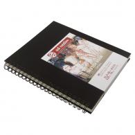 TAC Spiral-Skizzenbuch 21,5 x 28 cm, 110 g, 80 Blatt, Schwarz - #596697