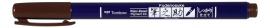 Tombow Fudenosuke Pinselstift mit harter Spitze, Braun - #593679