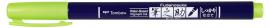 Tombow Fudenosuke Pinselstift mit harter Spitze, Neongrn - #593683