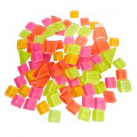 Weiches, polygonales, klares Glas, im Dunkeln leuchtend, 100 g - #594859