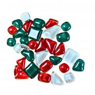 Weiches, polygonales Glasglitzer-Weihnachtsdeko, 100 g - #602182